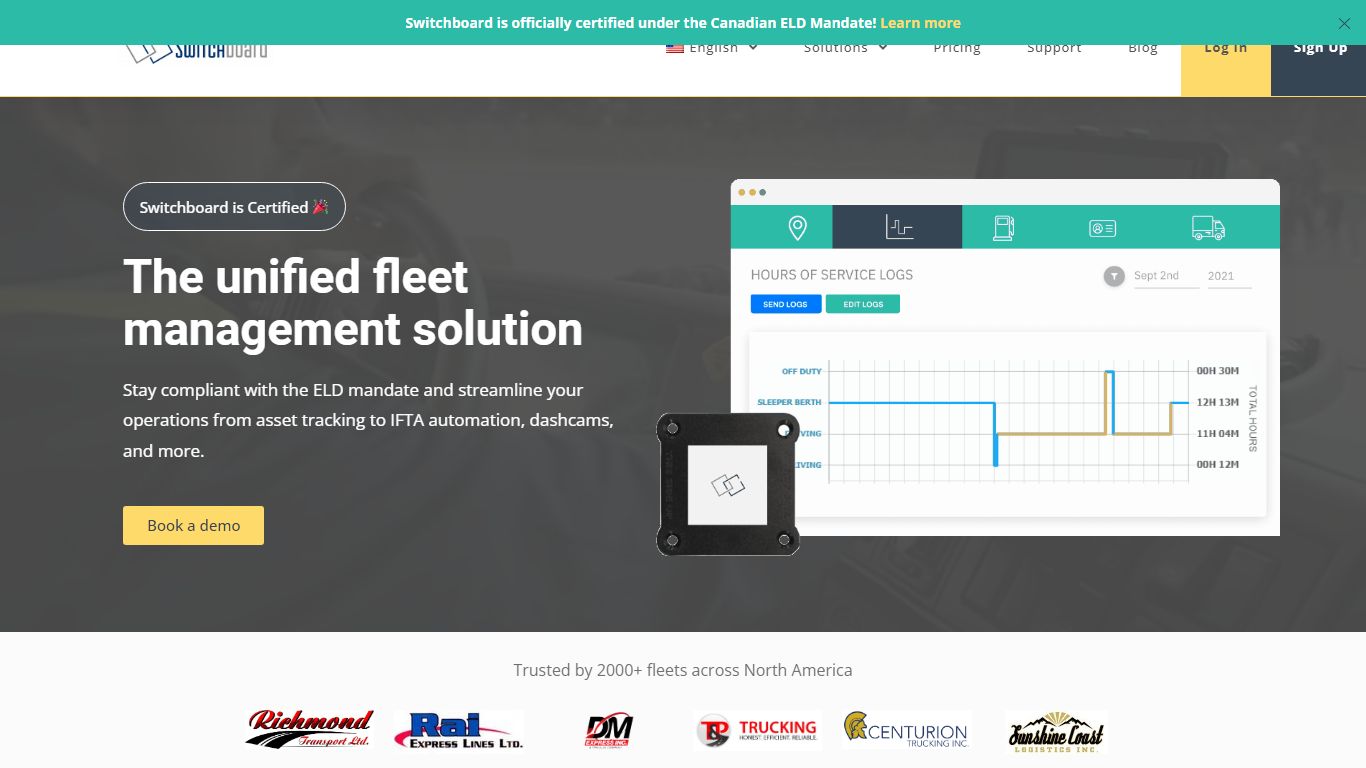 Switchboard | Fleet Management & ELD Compliance Simplified